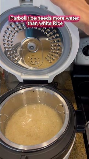 Low Carb/Low Sugar Parboiled Rice in Instant Rice Cooker