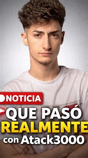Atack3000 “DESAPARECIÓ”… ¿o no? La VERDAD en 60s 😱 #shorts #viralshorts #atack3000 #curiosidades