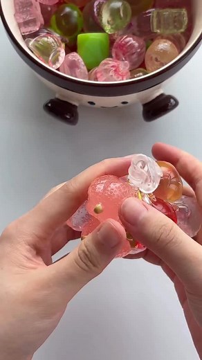 20K views · 373 reactions | DIY a fruity punch stress ball!  the crunchy sounds are addicting! #stressball #asmr #crunchy #satisfying #fruitpunch #relaxing #handmade #fidgettoy | Jolislime | Facebook