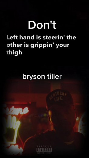 Bryson Tiller 'Don't' Full Lyrics Video 2015