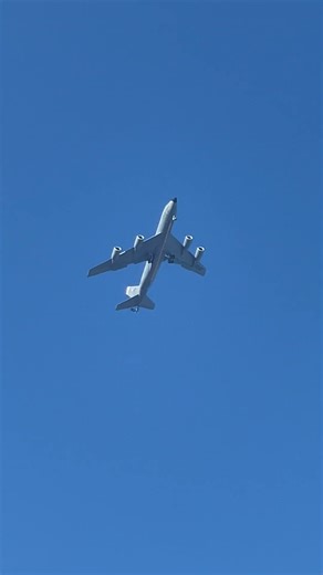 Boeing KC-135R Stratotanker over head part 3