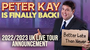 Peter Kay announces his first new live stand-up tour in 12 years! Tickets go on sale 10am Saturday 12th November at gigst.rs/peterkay | Gigs and Tours