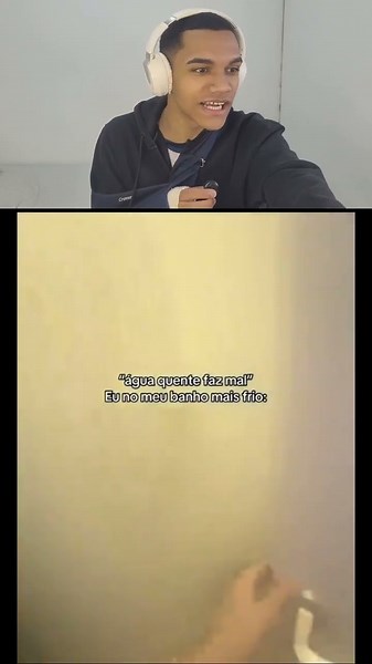 a água tá boa ou tá fria ? #reação #react