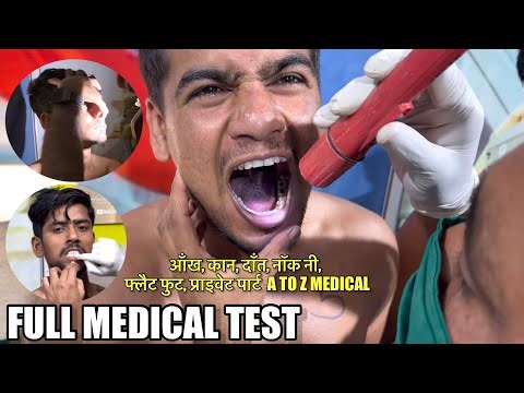 Full Medical Test Indian Army😨 Eyes, Ears, Nose, Mouth, Hands, Legs, Chest etc. Army Medical Test...