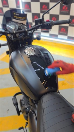 Royal Enfield Hunter 350 Matte Ceramic Coating | Hunter 350 Ceramic Coating | Bike Ceramic Coating