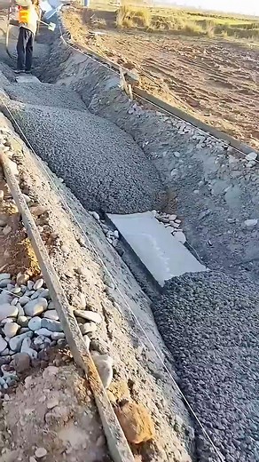 Concrete ditch smoothing process #xyzbca #viral #cool #trending #fypシ #creativity #DIY #kids #catlover #foryou #trick #creative #idea | Glamour Tips