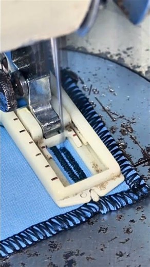 sewing buttonhole using an old machine #sewing #sewingtutorial #sewinghacks #7