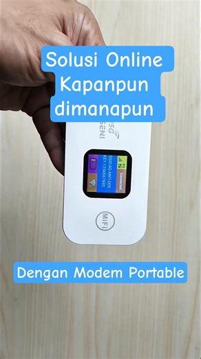 Online Solutions Anytime and Anywhere with a Fast Portable Modem