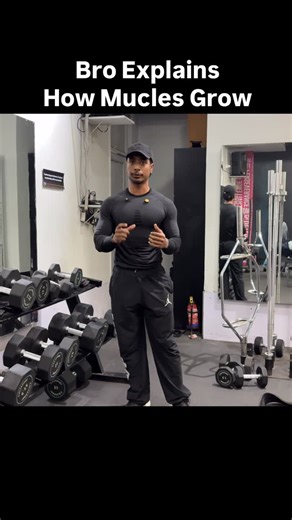 Jyotiprakash Jena | Fitness Coach on Instagram: "Muscle doesn’t grow because you did more reps. It grows because you exposed it to meaningful tension. Mechanical tension is the primary driver of hypertrophy — not the pump, not soreness, not random slow reps. If the load is challenging, the reps are controlled, and you’re training close to failure, your muscles are forced to adapt. That adaptation is growth. mechanical tension, muscle hypertrophy, muscle growth science, hypertrophy training, body