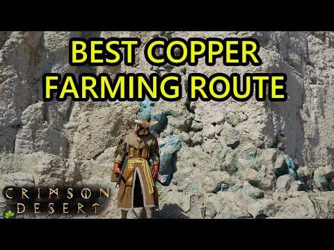 Crimson Desert Best Copper Ore Farming Spot. Copper Ore Location Guide and Farm Route.