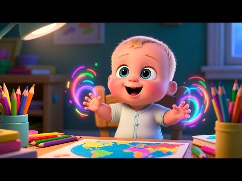 Study Time Quiet Desk 📚✨ Calm Learning Song | ABCs and 123 for Kids