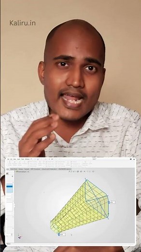 Mesh preview | Surface modeling | solidworks | kaliru.in