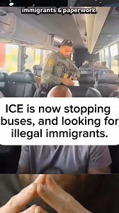 3.6M views · 661 reactions | ICE is now stopping buses, and looking...