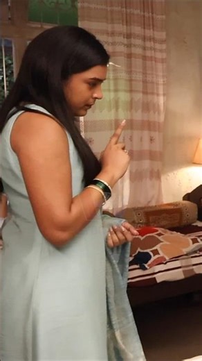 Itti si khushi Anvita on-screen Angry BTS #tellyboosters #youtubeshorts