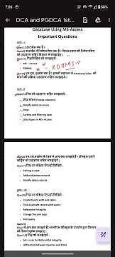 MS Access PGDCA Most Important Questions | Yahi Questions Exam Me Aayenge! 🎯 #exam #education #pgdca