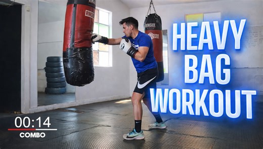 This 20-minute heavy bag session burns serious calories