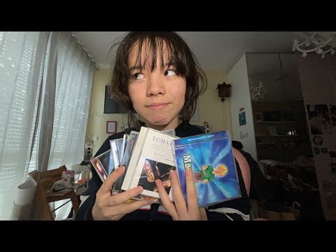 ASMR Cd collection showcase (tapping and tracing sounds no talking)