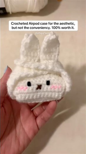 Crocheted AirPod case: is it worth it? #miffy