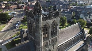 Check out this amazing drone flight around the Paisley Abbey by Craig James White Photography It's the detail and how close he's got to the tower that is beautiful to see. Craig is a phenomenal drone pilot and the go to guy locally to capture your special day, capturing your wedding via drone. He is also available for photography work, family shoots, portraits etc Email: enquiries@craigjameswhite.co.uk Thanks for letting us share this Craig. | Paisley Heritage SCIO