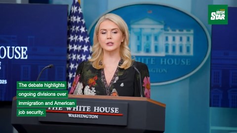 Leavitt’s Fiery Exchange Over H1-B Visa Policy