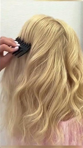 Wedding hair hack: volume without the damage #hairstyle #wedding #shorts