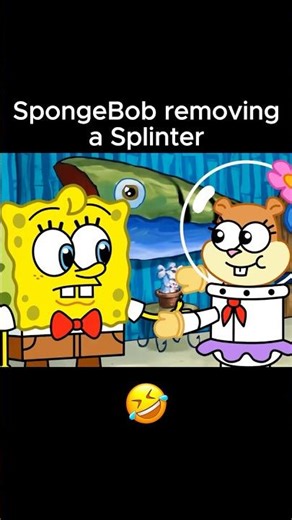SpongeBob Removing a Splinter! 🤣 KPop Demon Hunters | Part 5 #spongebob #kpopdemonhunters #animation