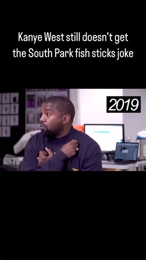 Stereo Buzz on Instagram: "The infamous South Park bit started as a dumb pun: “Do you like fishsticks?” “You like putting fishsticks in your mouth?” “Then you’re a gay fish.” 🐠 Bill Hader says it was never about Kanye, but imagining him not getting the joke made it way funnier. In the episode (and in real life), Kanye takes it personally, thinking they’re calling him gay because of how he dresses. 👚 But the actual joke isn’t about that at all, it’s about how someone can take a dumb pun literal