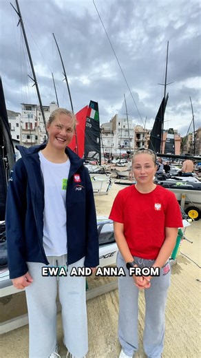 49er / 49erFX Class on Instagram: "@ewania_sailing manage to climb their way up to 2nd place after 3 really good races out of 4 today! 😍 #49erfx #sailing #skiff #skiffsailing #49ersailing"