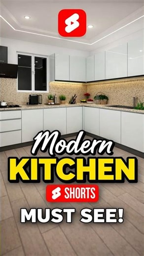 Modern Kitchen Design | Realistic 3D Kitchen Render ✨ | DesignMan Studio