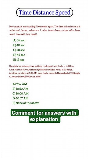 Time Distance Speed Full Concept with Tricks | Bank Exams #IBPS #SBI #RRB #SSC #AptitudeTricks