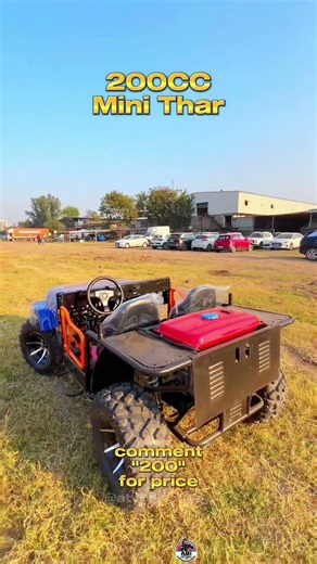 200cc Mini Thar | Small Jeep, Big Power 🔥 Full Details