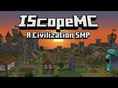 I Joined a New CIVILIZATION SMP... (IScopeMC)