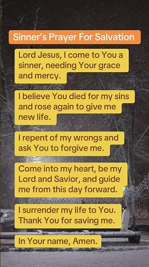 Sinner's Prayer for Salvation: Embracing God's Grace and Forgiveness