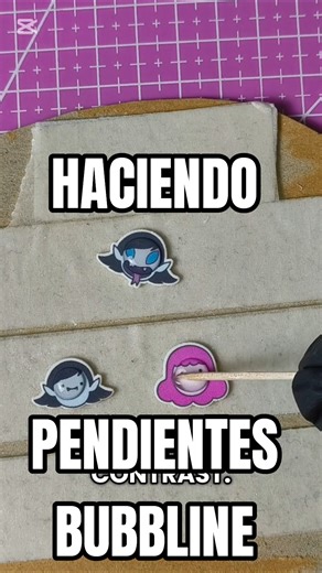 Haciendo pendientes Bubbline.