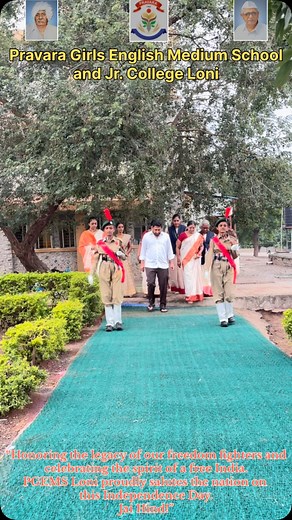 1.9K views · 1.5K reactions | “Honoring the legacy of our freedom fighters and celebrating the spirit of a free India. PGEMS Loni proudly salutes the nation on this Independence Day. Jai Hind!” | Pgems Pravara | Facebook