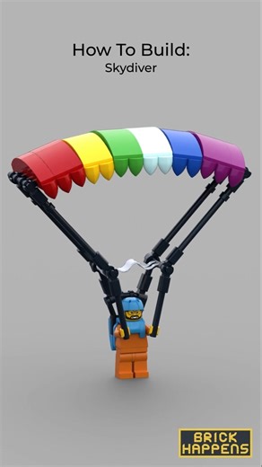 How to build a LEGO Skydiver (MOC)