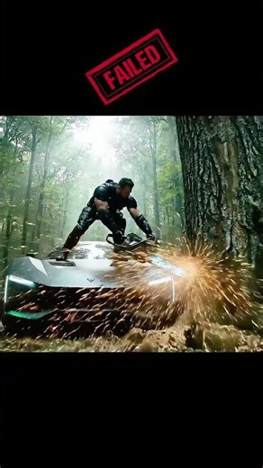 Chainsaw Fail: Tree Falls on Corvette! 🚨🌲