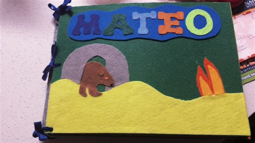 Creando un libro de fieltro para mi nieto