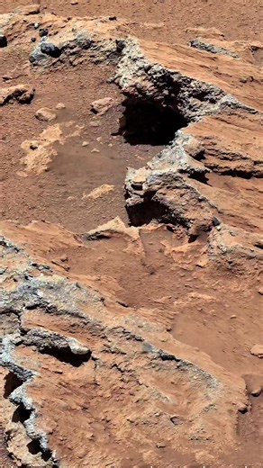 Strange Rocks Found on the Red Planet The surface of Mars is full of rock formations created over billions of years. Scientists believe these rocks were shaped by volcanic activity, dust storms, erosion, and even flowing water in the past. Some formations look unusual and raise curiosity are they just natural shapes, or do they tell us something about the hidden history of Mars? Every rover picture from the Red Planet brings us closer to finding out if life could have once existed there. 👀✨ #sp