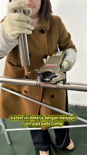 cara cepat las pipa stainless #orbitalwelding #stainlesssteel #rpuldunia