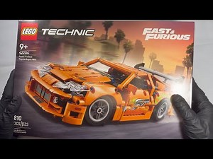 LEGO Toyota Supra (Fast & Furious) Speed Build | Satisfying Time Lapse