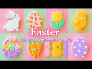 Easter Sugar Cookies | Relaxing + Satisfying Cookie Decorating