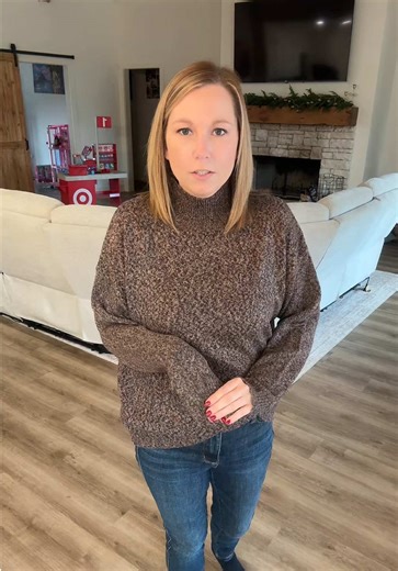 Classic, cozy, and effortless 🤍 This high-neck knit pairs perfectly with denim or dressed-up basics. Under $20 right now — love a good wardrobe staple. #winterwardrobe #womensfashion #tiktokfashion #tiktokshopfinds