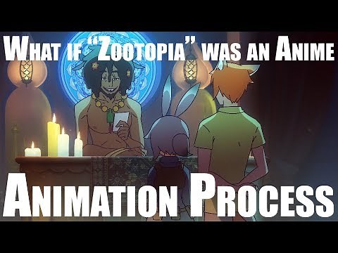 What if "Zootopia" was an Anime (Process)