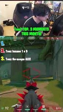 Ranking TenZ Best Moments this Month#valorant #tenz #shorts