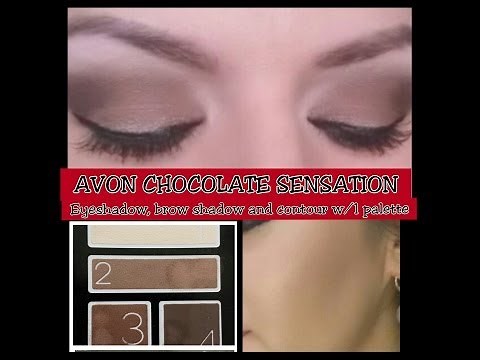AVON CHOCOLATE SENSATION EYESHADOW review + diy