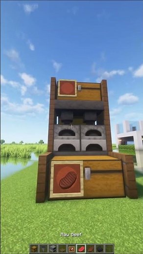 Minecraft Auto Cooker 🔥🍖 (YOUR WAY'S BETTER)