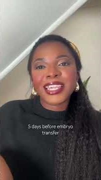 5 days before embryo transfer #embryotransfer #ttc
