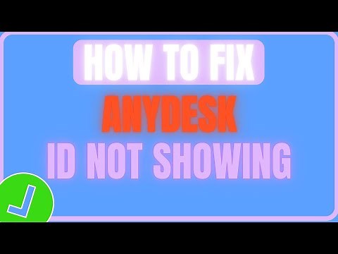 HOW TO FIX ANYDESK ID NOT SHOWING | Fix Anydesk Your Address Not Showing