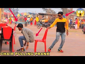 CHAIR PULLING PRANK! || MOUZ PRANK